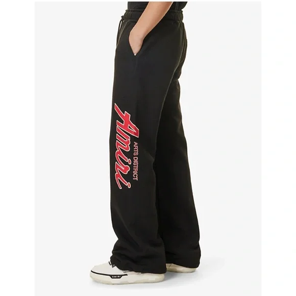 AMIRI City Zip-Pockets Straight-Leg Relaxed-Fit Cotton-Jersey Jogging Bottoms - Picture 3 of 12